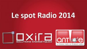Spot radio d'Oxira sur Antipode