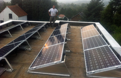Oxira - Installation photovoltaïque sur toit plat